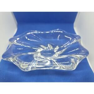 Baccarat Crystal Cadix Ashtray/Candy Dish- Vintage France Art